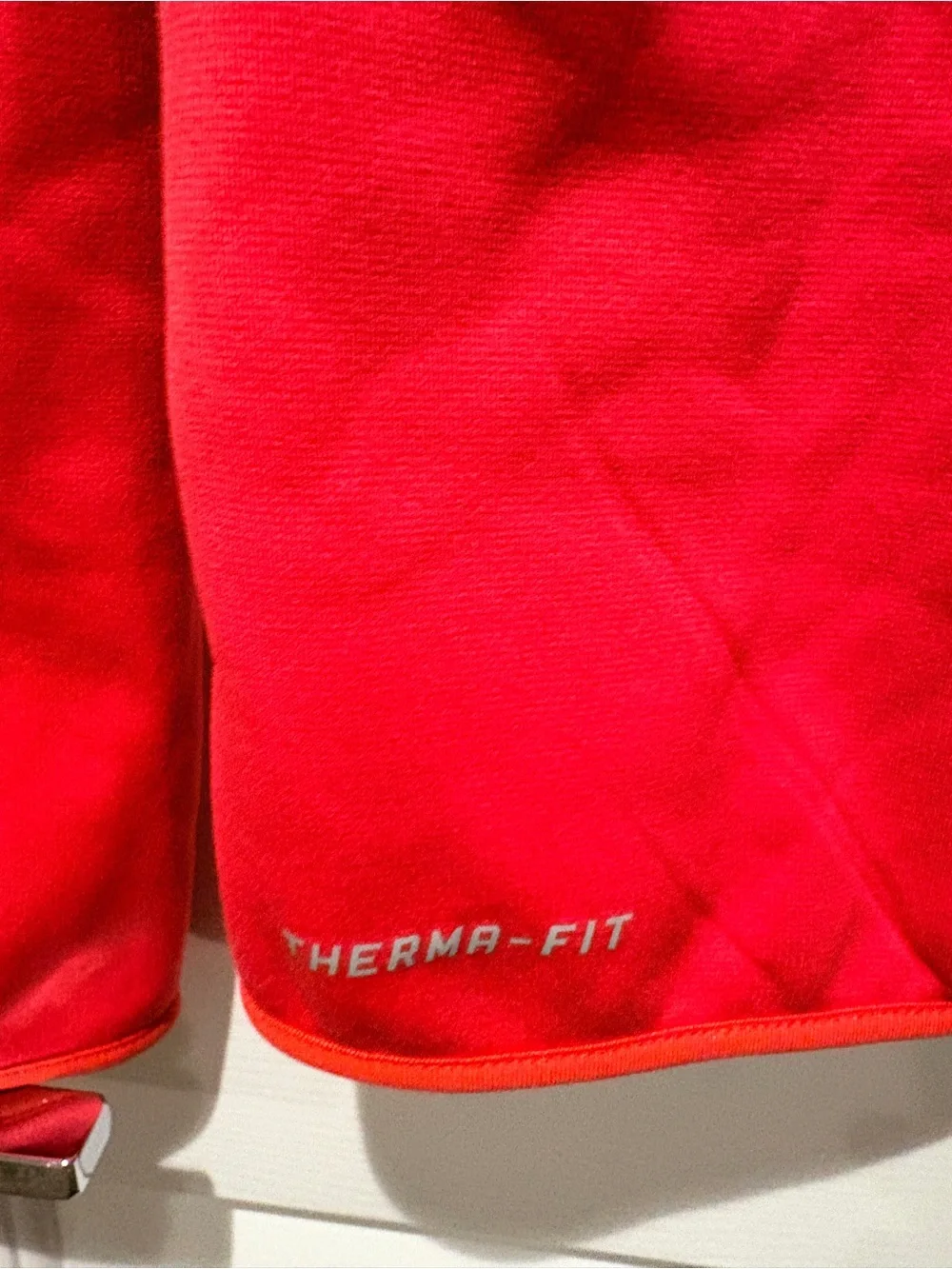 Nike Red Therma-FIT Full-Zip Hoodie Size Small